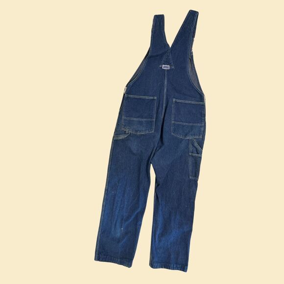 70s/80s Big Smith denim overalls, vintage cotton medium wash denim blue overalls - Picture 8 of 8